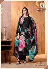Fariha Vol 5 By Alok Suit Black Edition Muslin Pakistani Dress Material Exporters In India